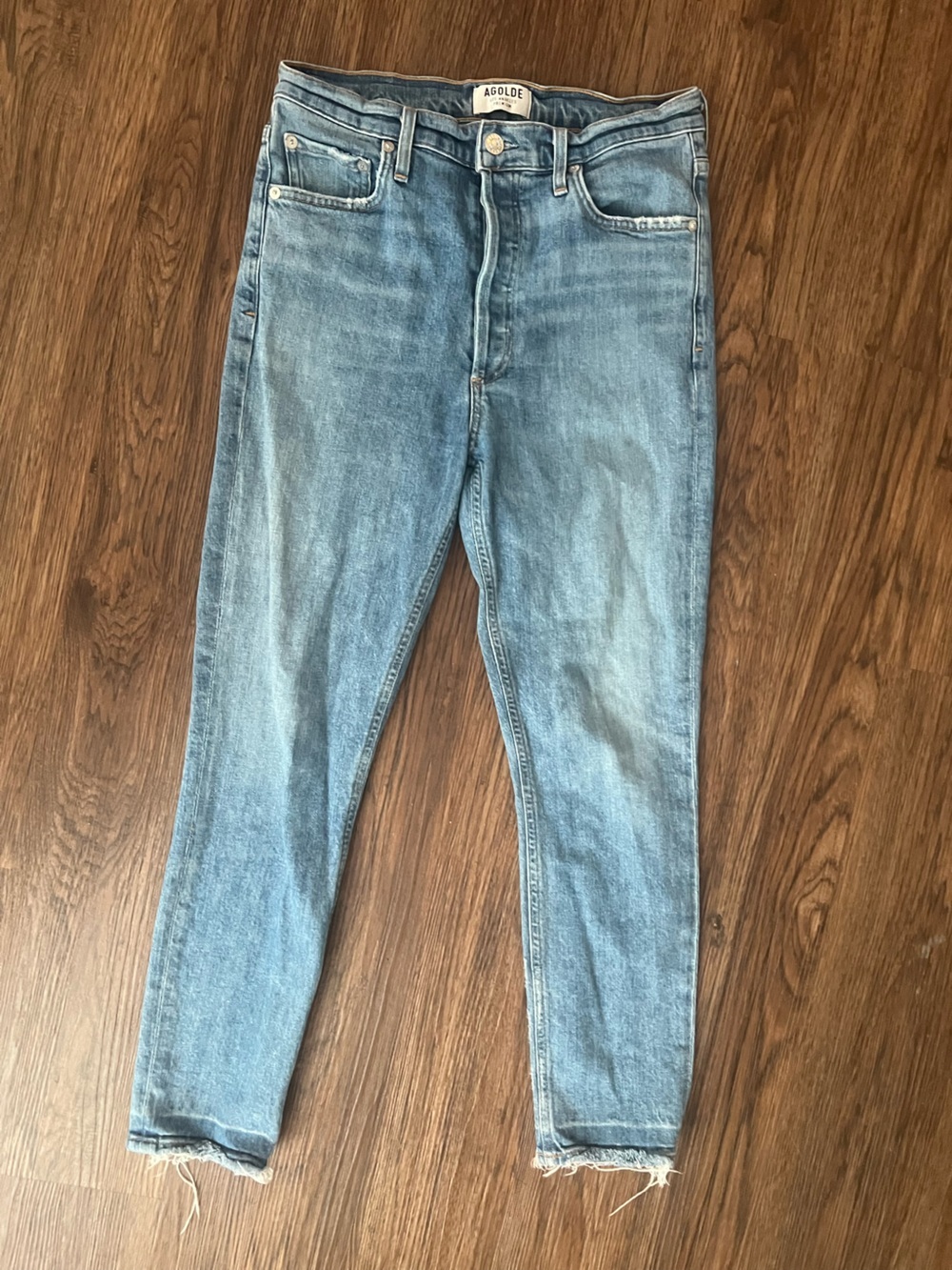 Agolde Women's Light Blue Boyfriend Jeans